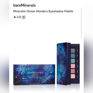 🎉HOST PICK🎉 NWT bareMinerals Mineralist Ocean Wonders Eyeshadow Palette